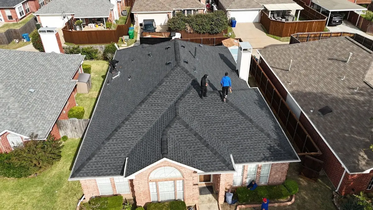 Commercial Roofing work in progress on a Offutt AFB property